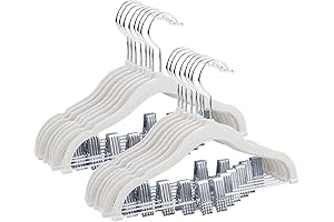 ManGotree Premium Baby Pant Hangers for Perfect Garment Care