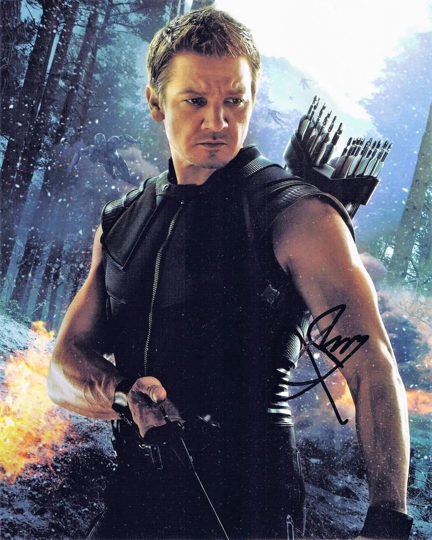 Amazon 直筆サイン ジェレミー レナー Jeremy Renner アベンジャーズ エンドゲーム 19 氷の国のスイフティ 北極危機一髪 19 声の出演 ｔａｇ タグ 18 ウインドリバー 17 メッセージ 16 キャプテンアメリカ シビルウォー 16