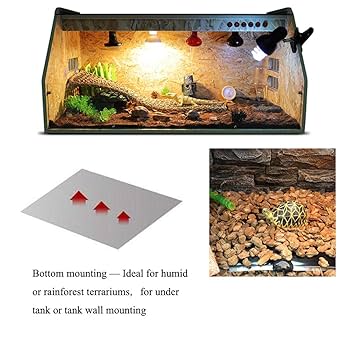 Leopard Gecko Hide KABASI Reptile Heat Pad 20W Terrarium Warmer