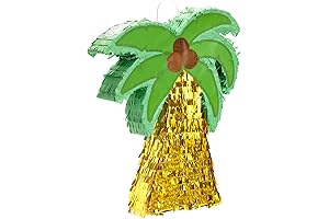 Sparkle and Bash Tropical Palm Tree Pinata for Luau Birthday Party Decorations
