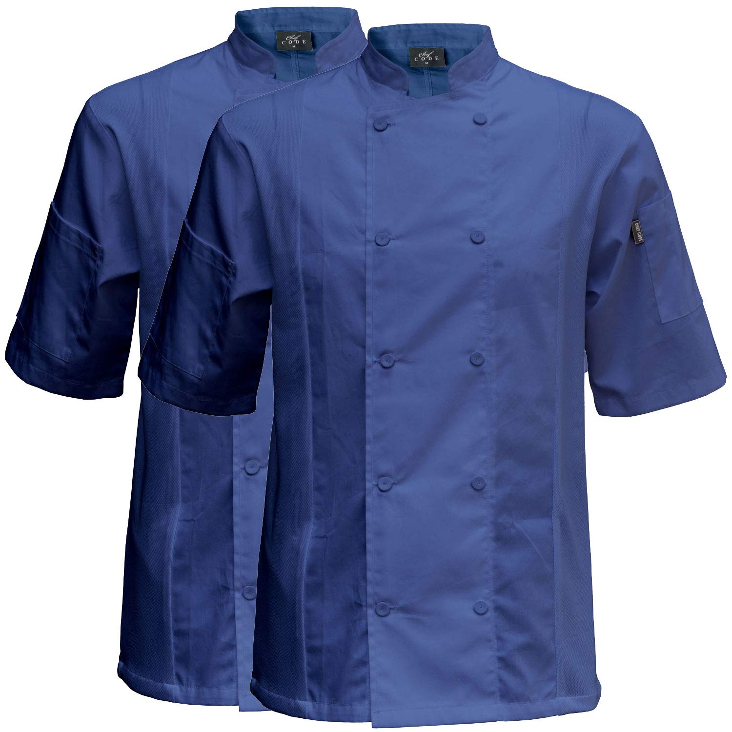 Chef Code 2-PACK Cool Breeze Side Vent Chef Coat
