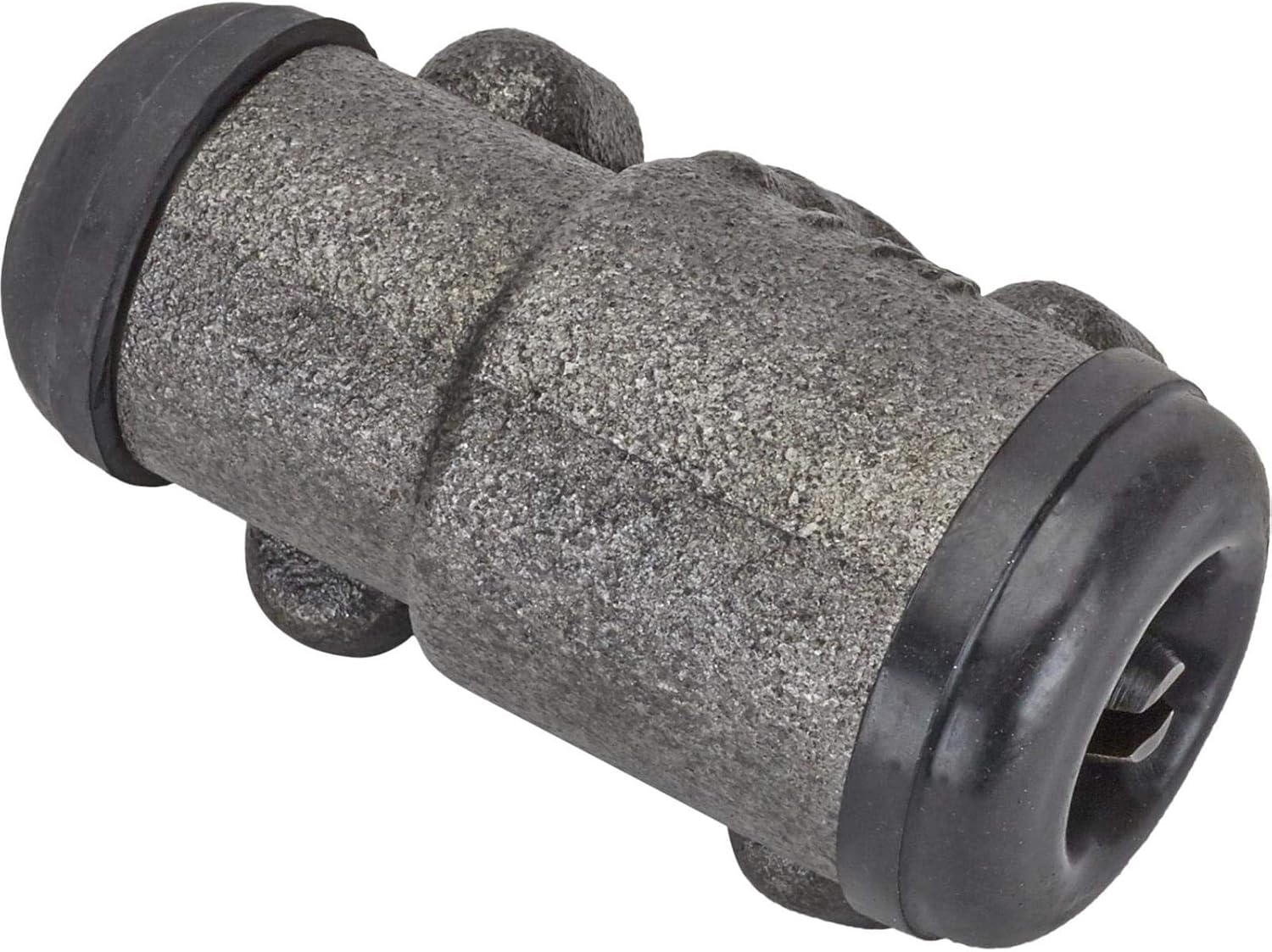 Speedway Motors Left Side Front Wheel Cylinder with Stainless Sleeves Compatible with 1939-1948 Ford Car, 1 Inch and 1-1/4 Inch Bore, 7/16-20 Inlet for Drum Brake Applications