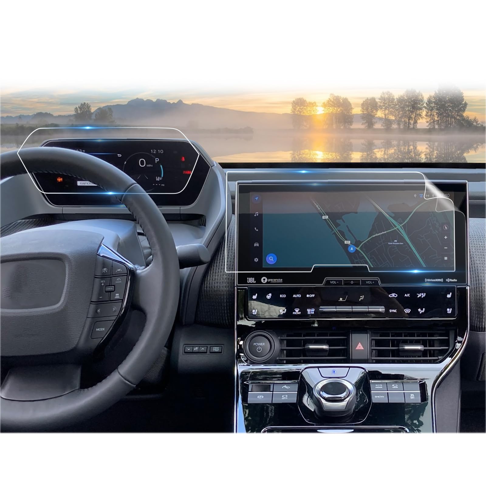 Amazon.com: CDEFG (4Pcs)/Set for 2025 Toyota bZ4X Screen