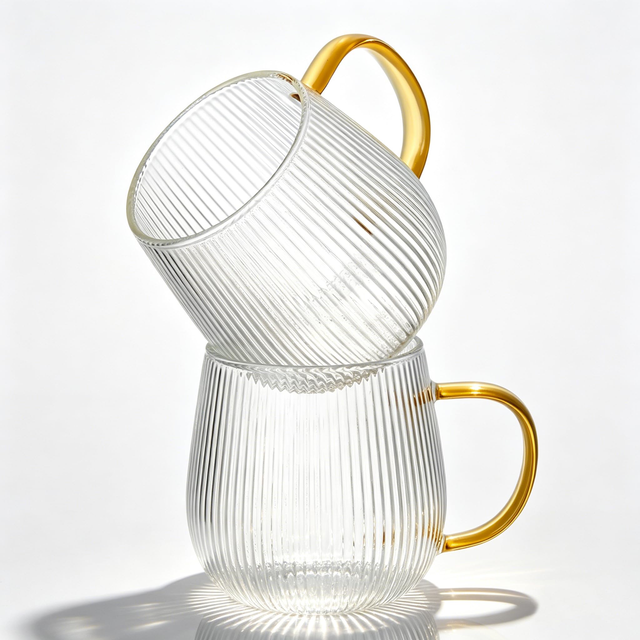 Amazon.co.jp: GLASKEY ホウケイ酸ガラス コーヒーカップ 2パック