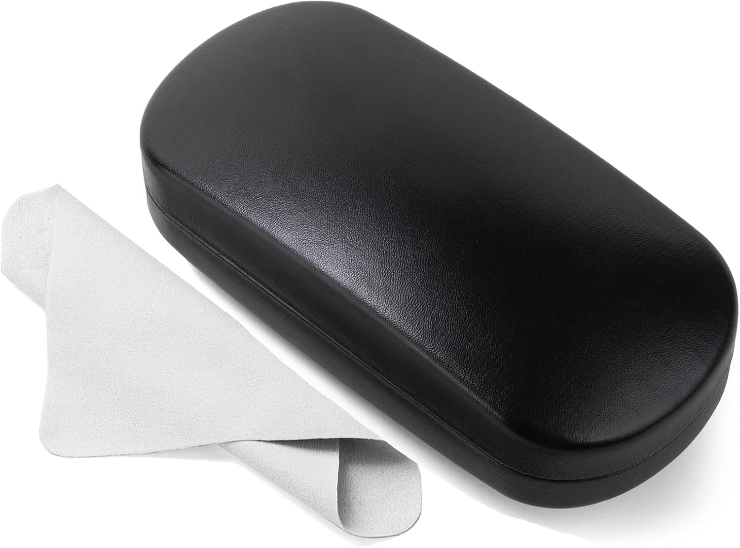 PERFECTSIGHT Étui à Lunettes Rigide Coque Dure - Protection PU Cuir Avec Chiffon Microfibre