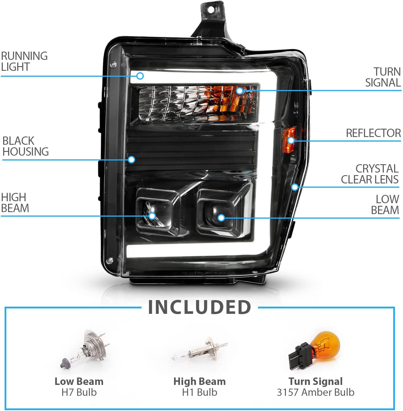 Juego De Faros H4 Para Ducato Plataforma/chasis 230 230 _ Incluye