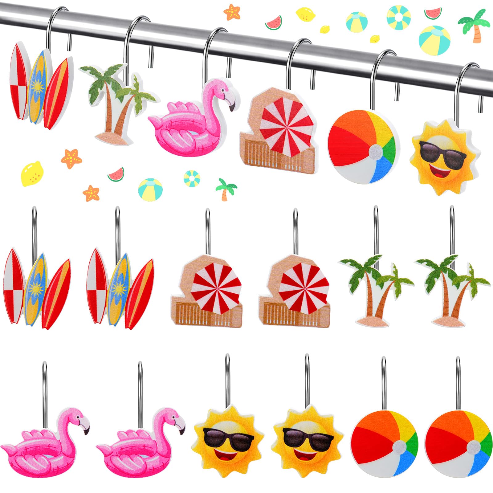 Halloween Shower Hooks - Ghosts & Pumpkins -9 Halloween Shower Hooks - Ghosts & Pumpkins -9