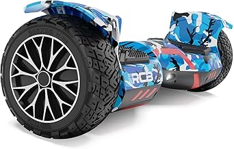 RCB 8.5 Inch Off-Road Hoverboard - Hover Boards All-Terrain with LED Lights, Powerful 4Ah Battery, Dual Motor, Self Balance Scooter for Kids, Teens and Adults