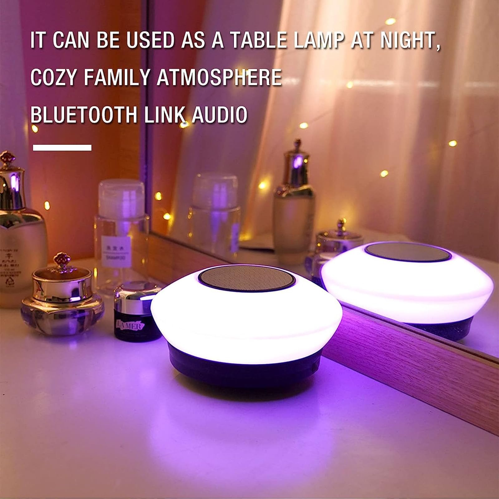Ombrellone da Giardino Luci 8 modalità Luce per ombrellone da Esterno con Batteria Ricaricabile USB Altoparlante Bluetooth e Telecomando
