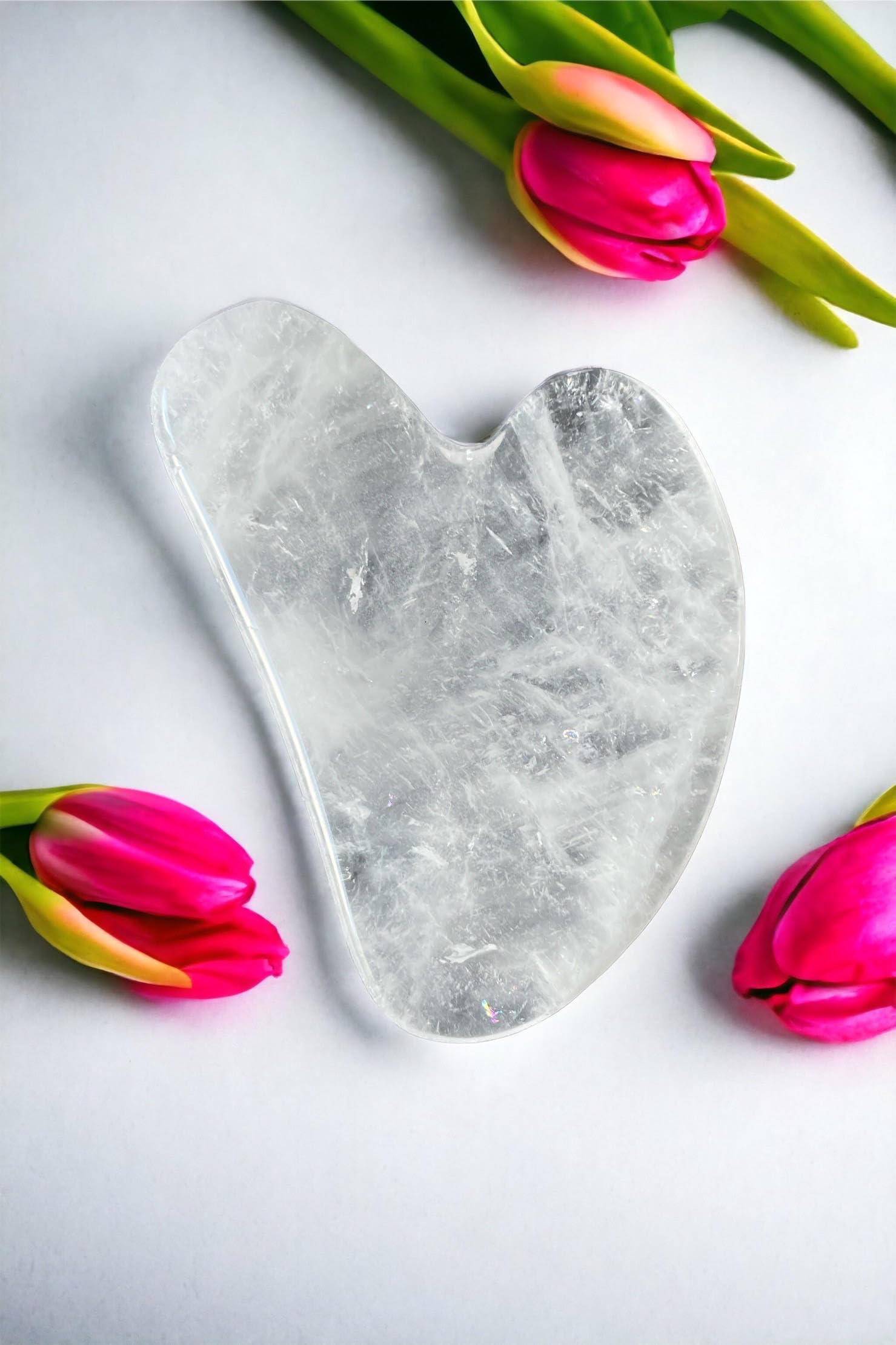 Juego de rodillo de piedra de jade de cristal 100% real y gua sha con suero de vitamina C, ideal para tratamiento de hinchazón de ojos, estiramiento de la piel, antienvejecimiento, rejuvenece cara y