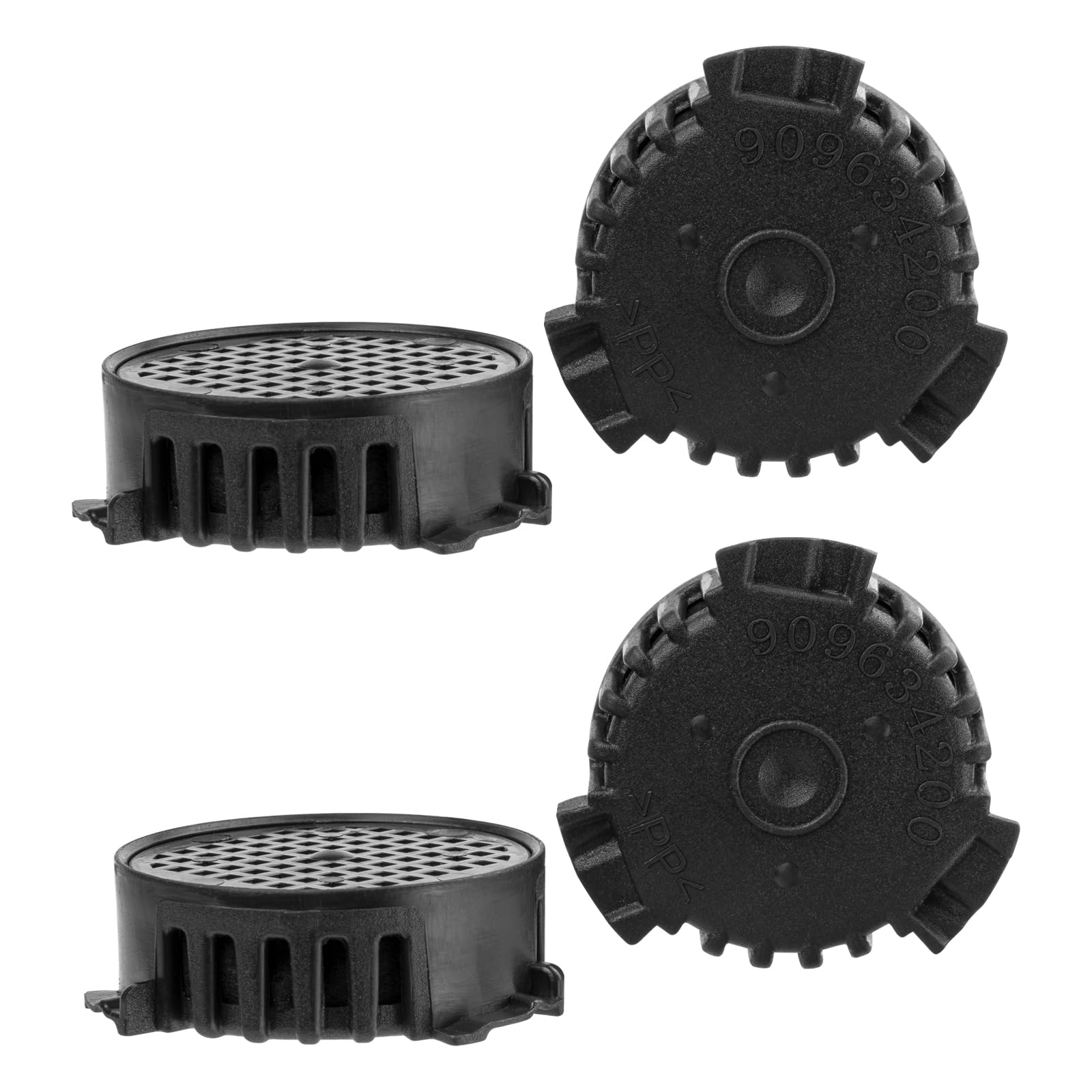 4x Aktivkohlefilter für Liеbherr Fresh Air Filter 9096342 9881116, für Miele Kühlschrank10806820, Ø 45 mm Carbon Filter Rund