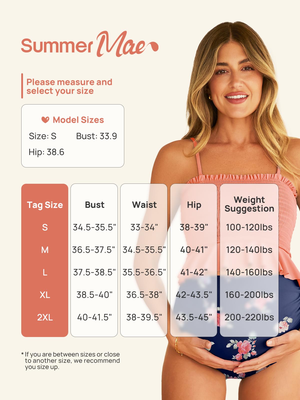 Damen Umstands-Badeanzug, florales Neckholder, Tankini, Schwangerschaft, Übergröße, Bademode