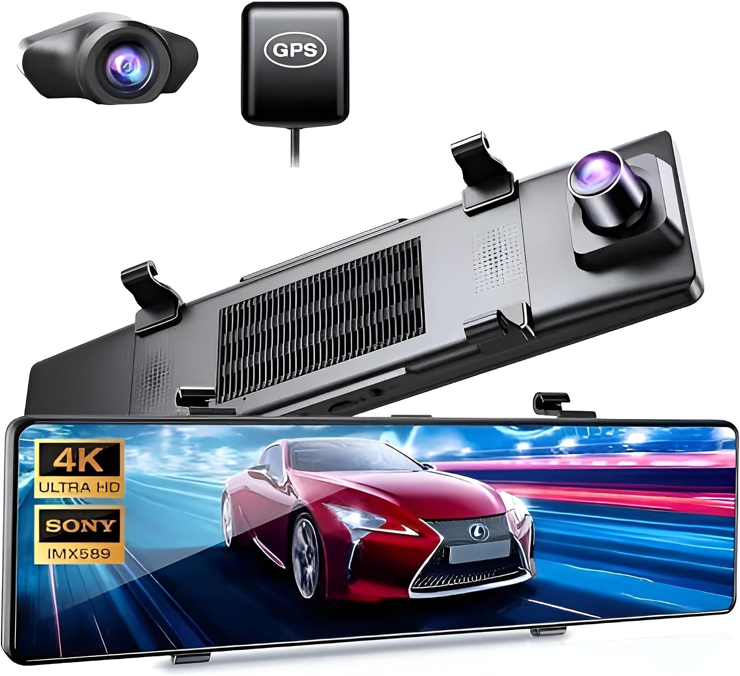 ドライブレコーダー ミラー型【12インチ大画面&4K GPS搭載&WIFI ドライブレコーダー ミラー型【12インチ大画面&4K GPS搭載&WIFI