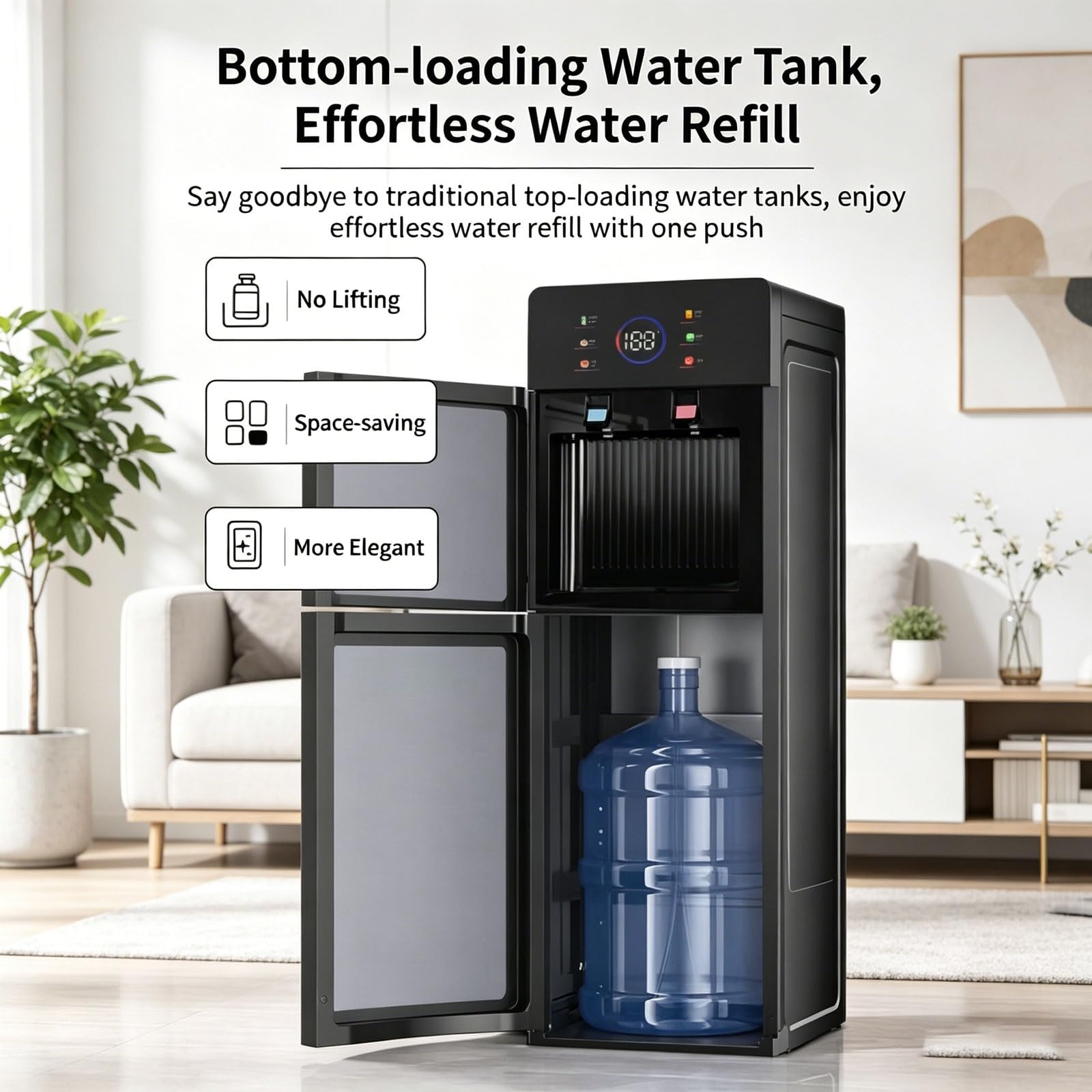 Distributore Acqua Istantanea Calda, Depuratore Acqua Verticale Commerciale, 3 Modalità Di Temperatura Dell'acqua, Depuratore Acqua Domestico, Per Casa, Ufficio, Caffè