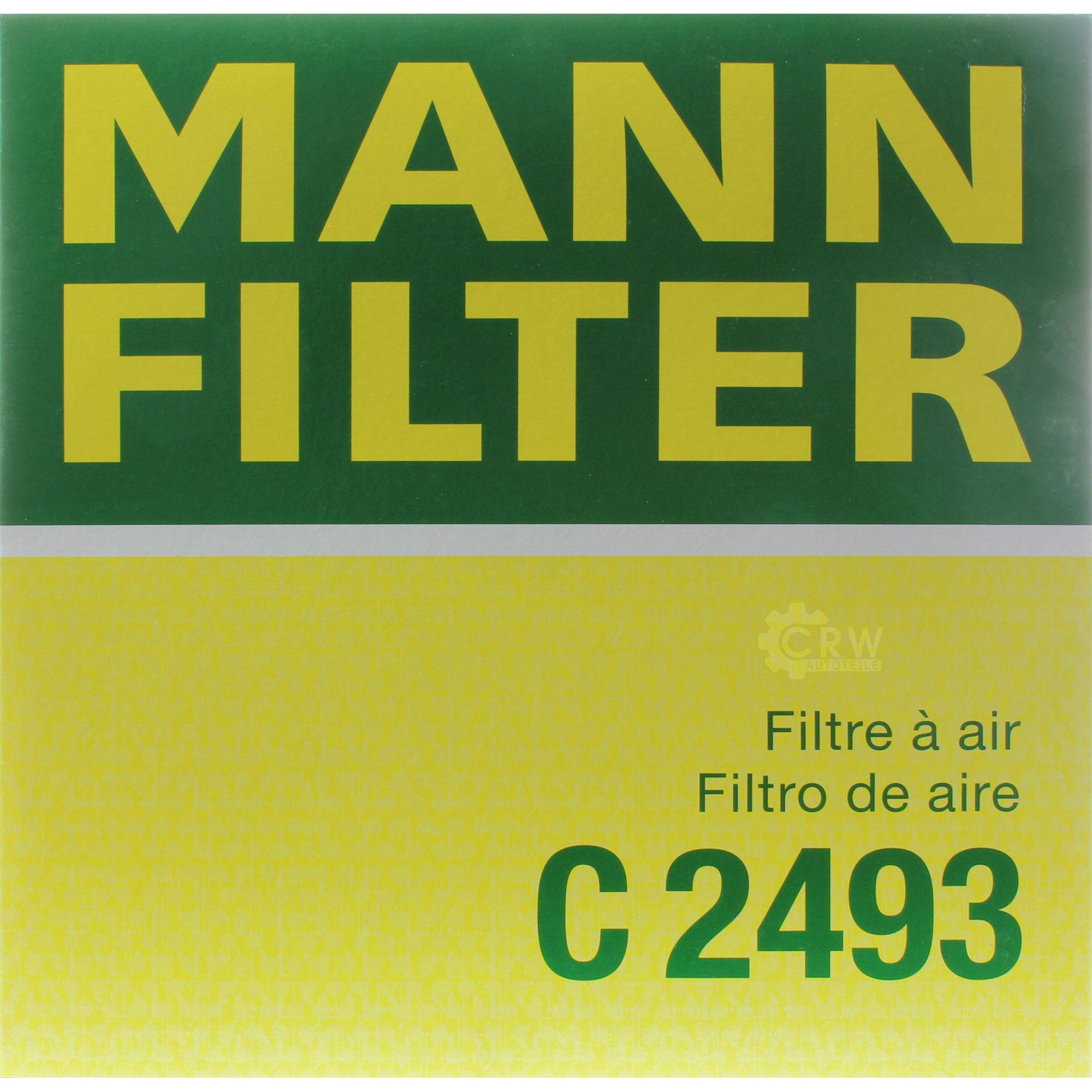 Paquete de inspección Kit de mantenimiento de filtros con filtro de aceite HU 715/4 x, filtro de aire C 2493, filtro de combustible WK 516/1, filtro de habitáculo CU 1006-2, tornillo de