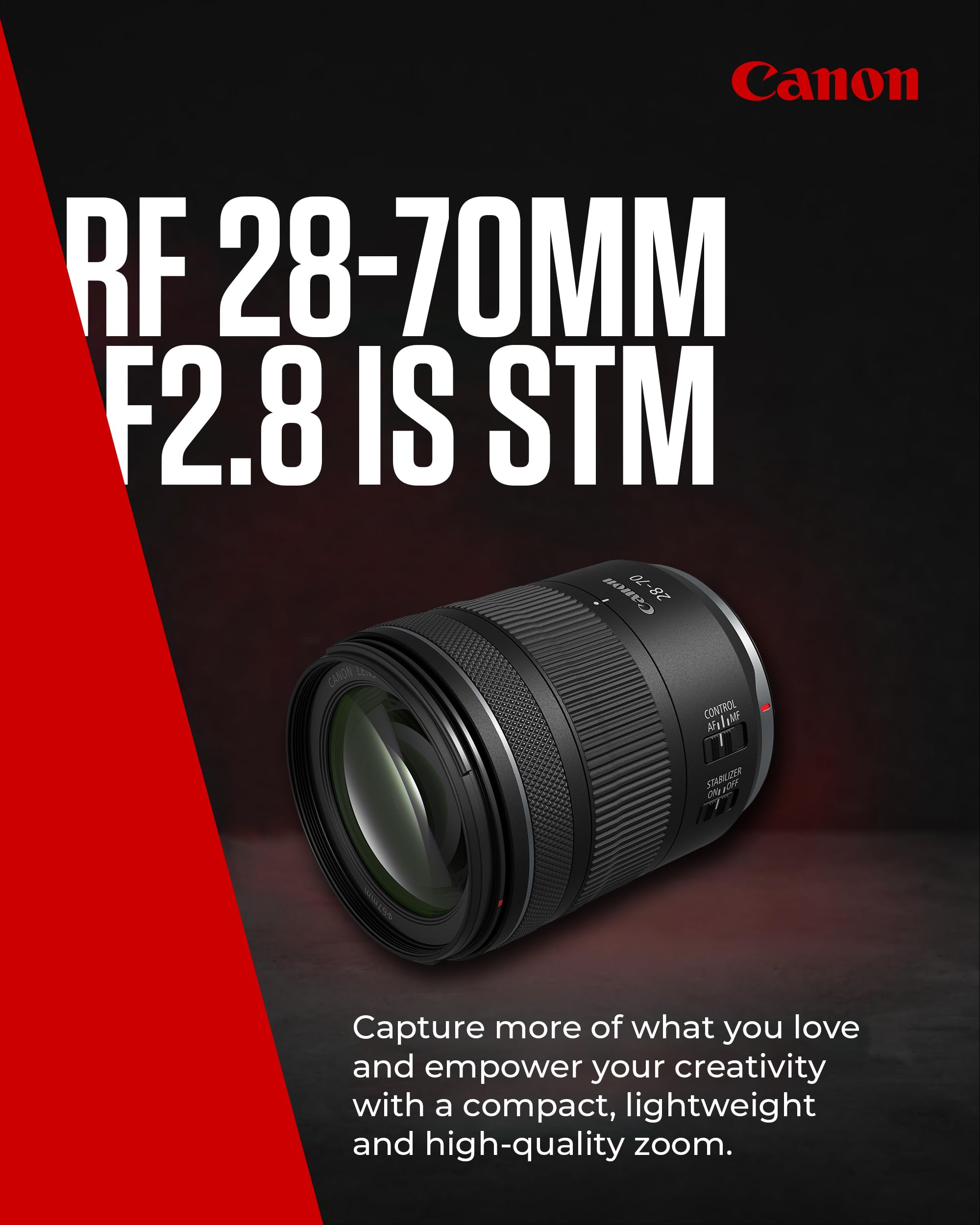 【美品】Canon RF 28-70mm f2.8 IS STM　フィルター付 RF28-70mm F2.8 IS STM | RF Lens