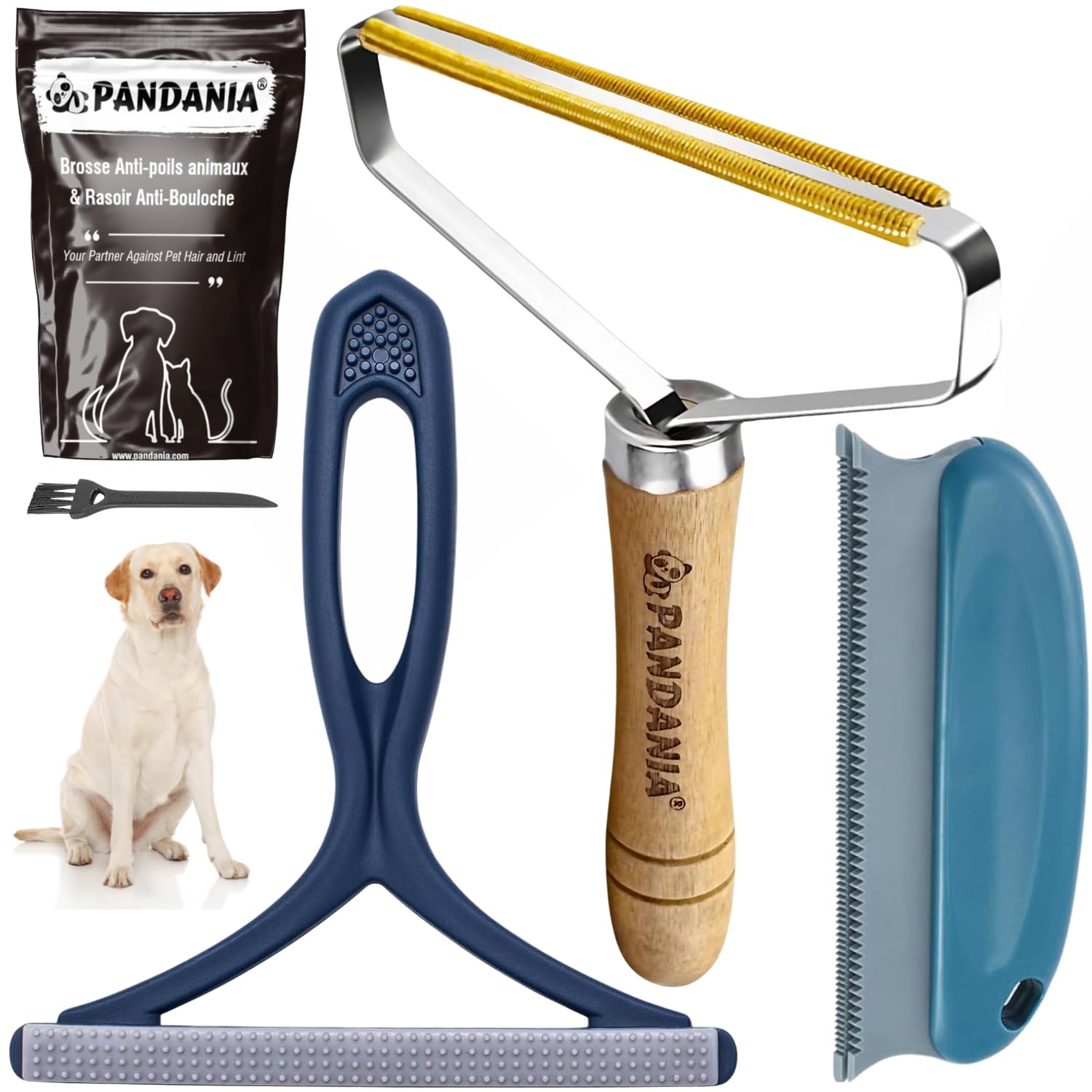 Brosse Réutilisable Pour Enlever Les Poils D'animaux - Parfaite Pour Canapé, Tapis, Vêtements Et Siège Auto