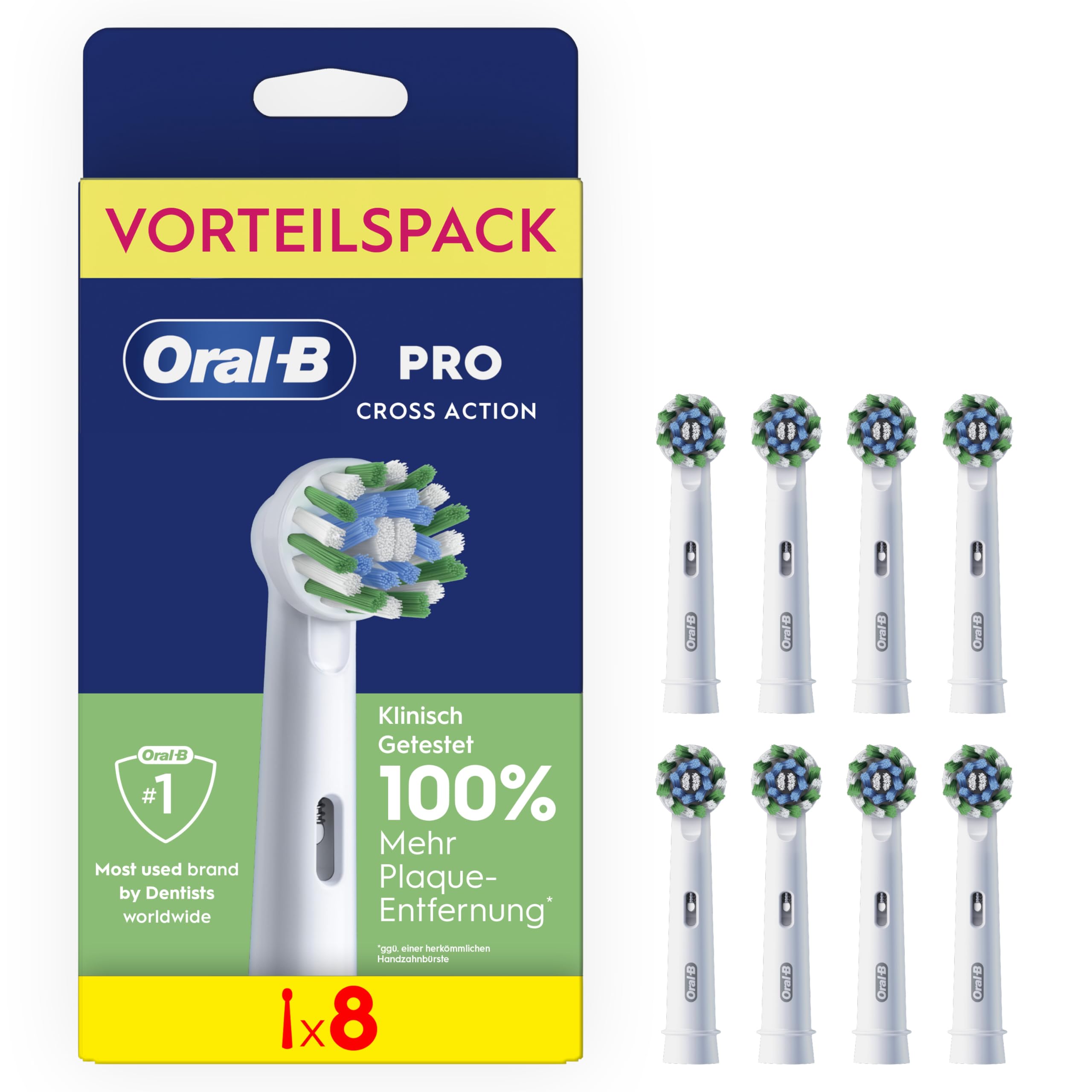 Oral-B Aufsteckbürsten Pro CrossAction 8er