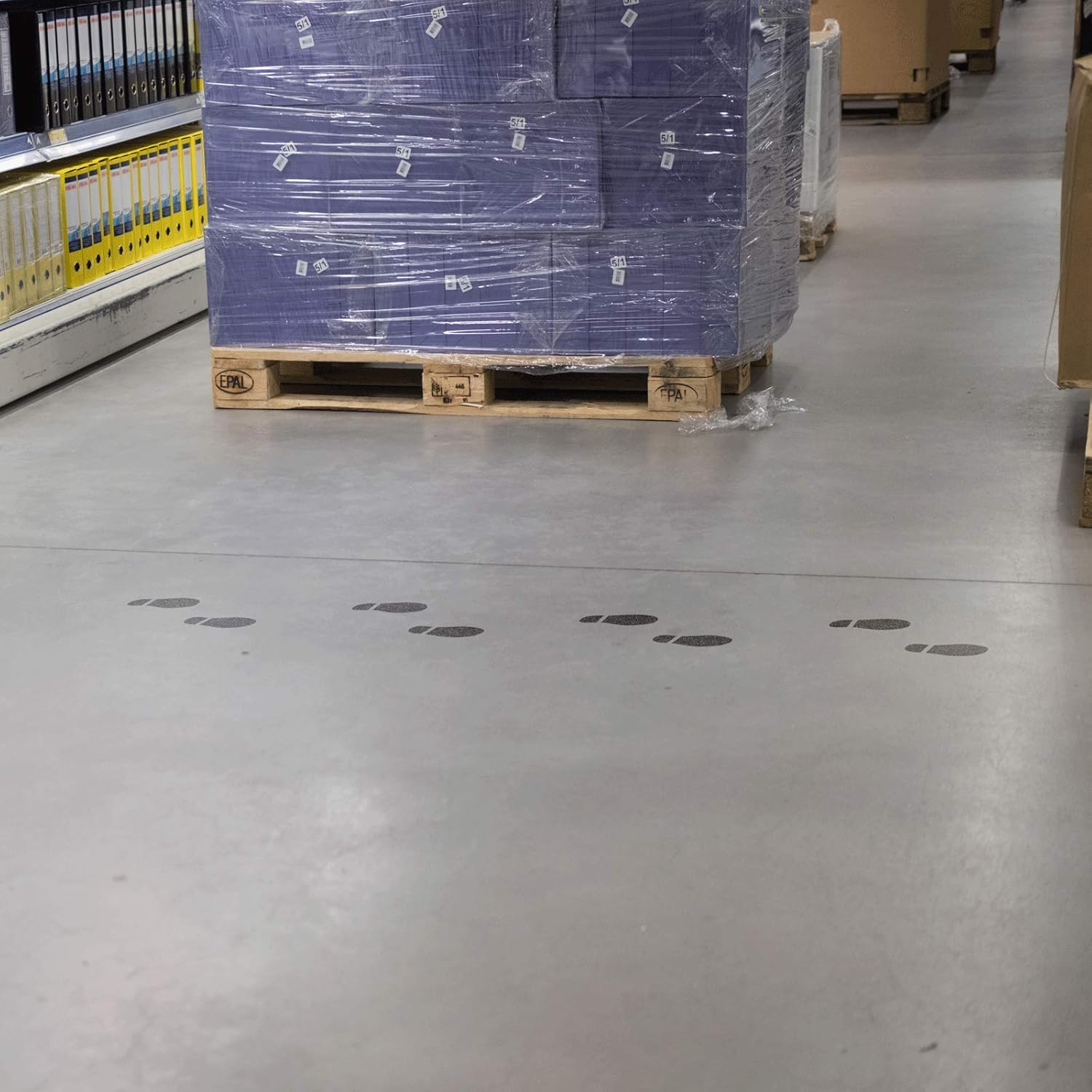 Footprints Stencil - Stencils for Canvas, Stencils for Wood, Paint Stencils, Art Stencils, Stencils for Crafts