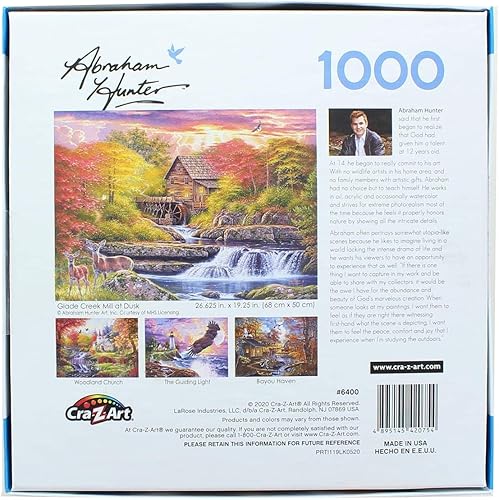 Miniatura 3 de LPF Glade Creek Mill - Rompecabezas de 1000 piezas por artista Abraham Hunter