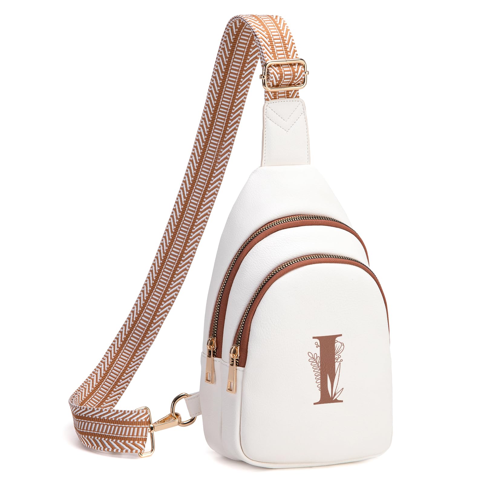 Viverte Crossbody Bags for Women Initial Sling Bag Cross Body Fanny Packs Personalized Gifts for Mom Women Wife