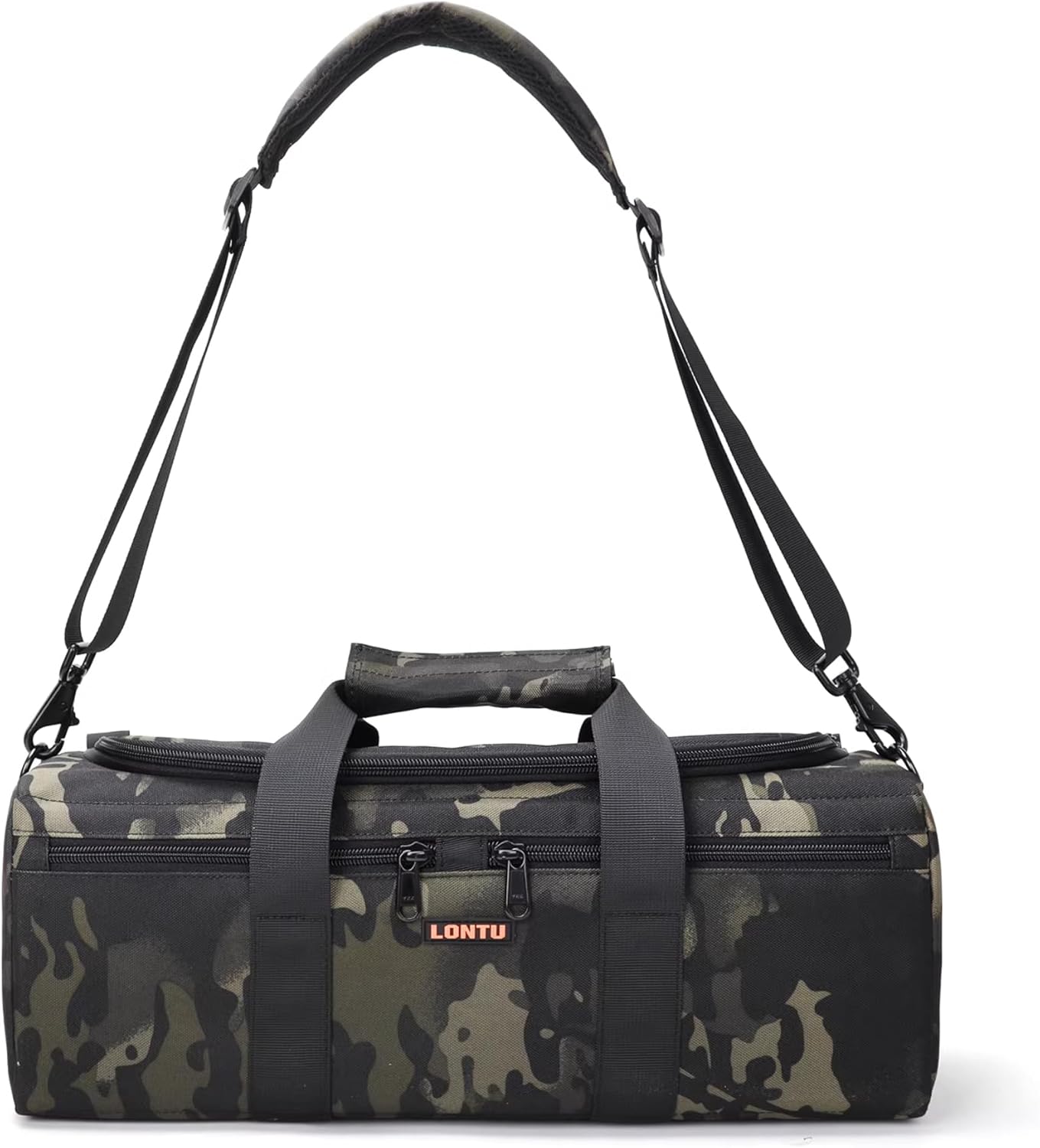 ZZQ&CCF Camera Lens Pouch Case for Canon RF 200-800/100-500,for Sony FE 200-600mm F5.6-6.3G,Compatible with Nikon Z 180-600, Portable Compact Outdoor Telephoto Lens Photography Bag -Black Camo