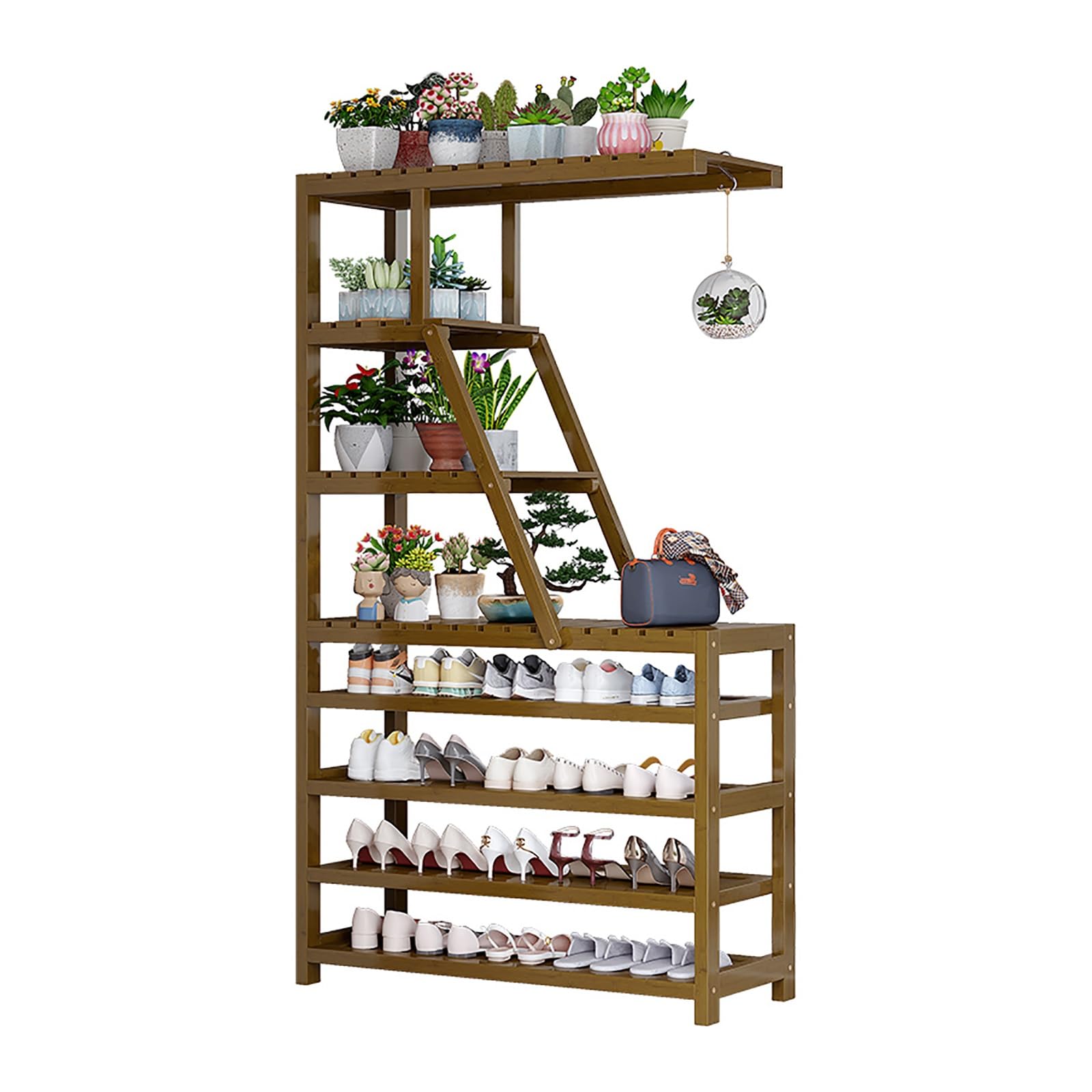 Support pour plantes et étagère à chaussures pour entrée