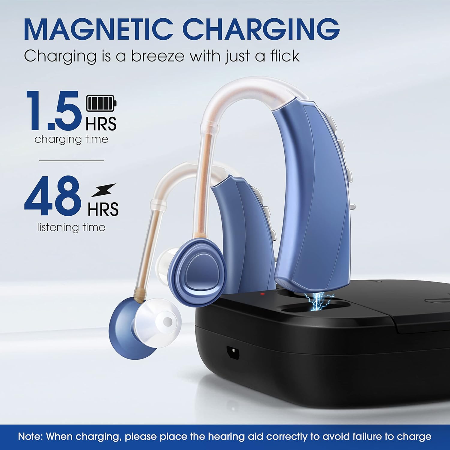 EAROTO hearing aids amplifier for seniors and adults rechargeable with noise cancelling,Sound in 4 modes,Run 48h on a Single Charge(2 pieces) : Health & Household