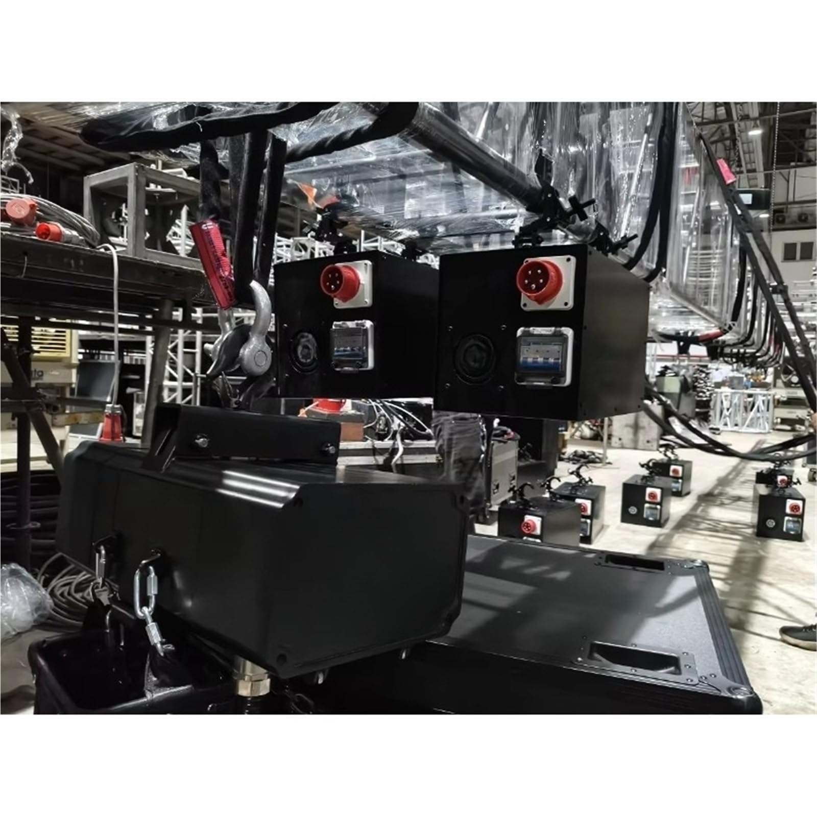Wciągnik łańcuchowy Elektryczny Dźwig Łańcuchowy Z Wciągnikiem 110 V 380 V Sprzęt Do Podnoszenia Kratownic(250kg)