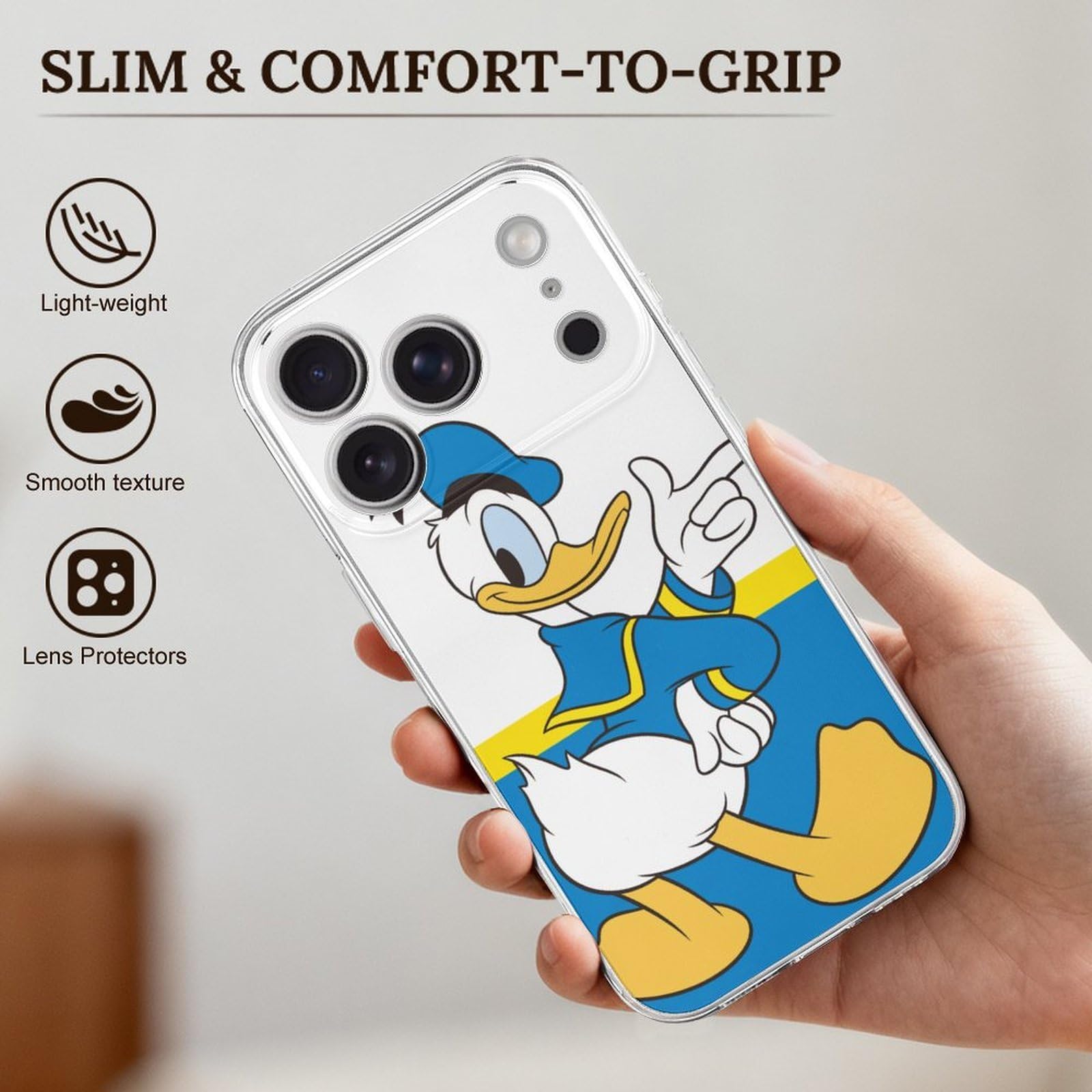 Amazon.co.jp: iPhone 17 Pro ケース/カバー ドナルドダック IPhone17