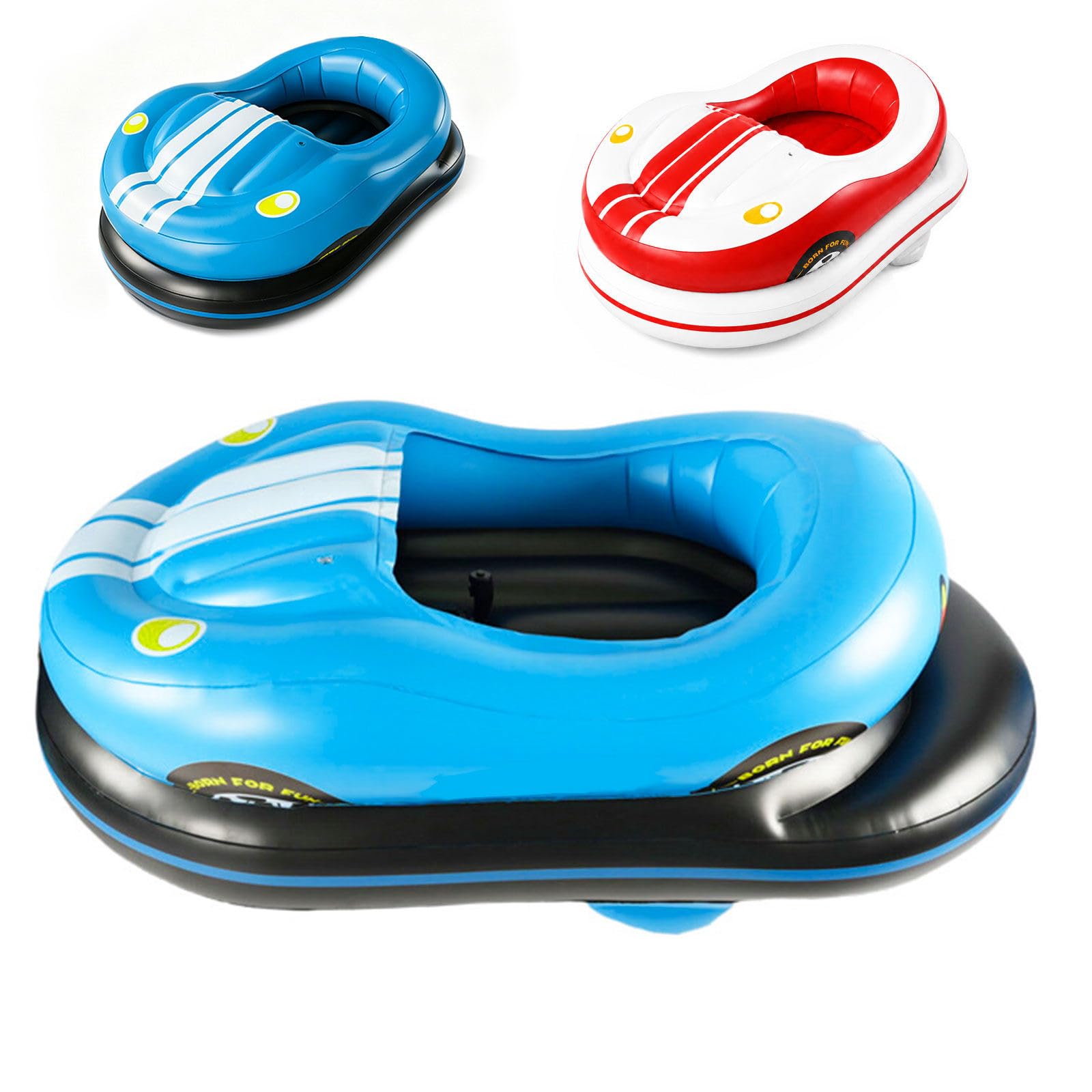 Soporta hasta 120 kg (265 lbs) - Flotador motorizado para piscina Blue