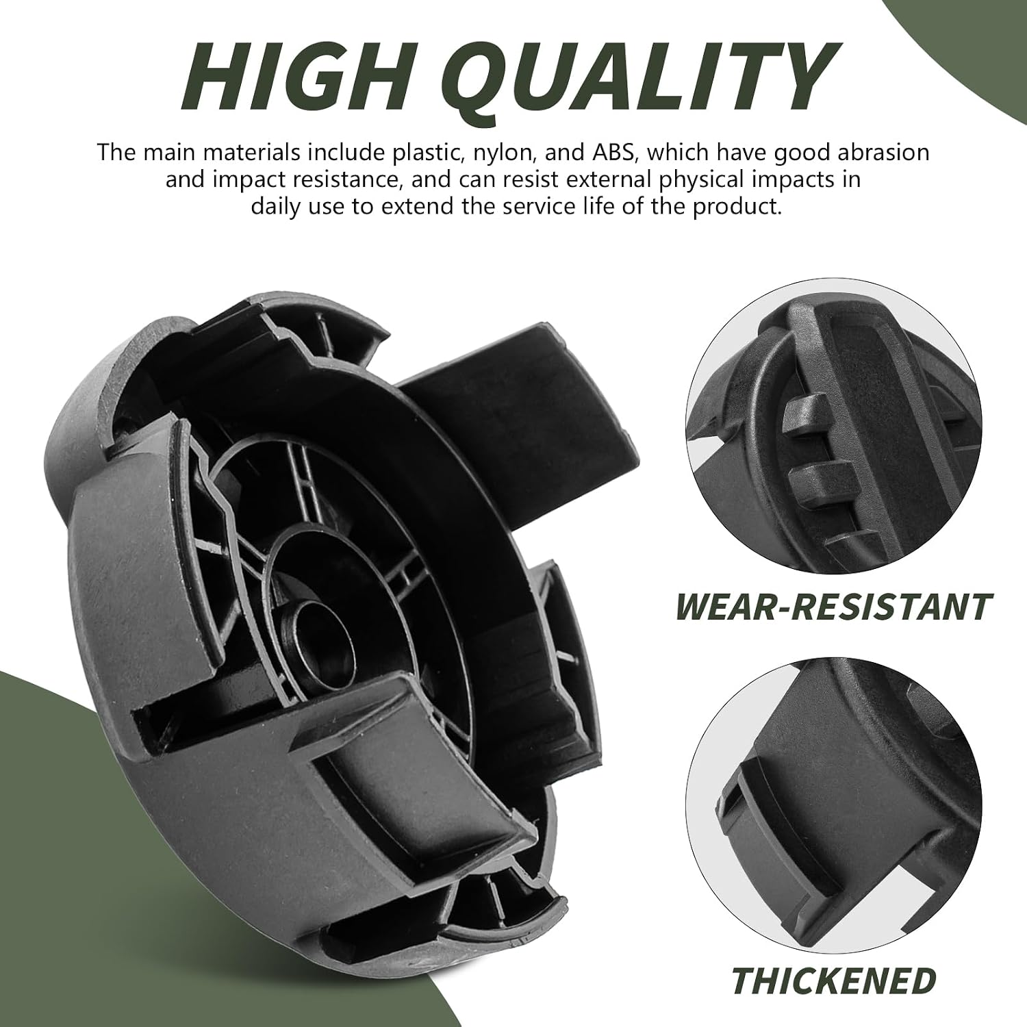 DWO1DT995 Weed Trimmer Head Parts Replacement for Dewalt Weed Trimmer Head Cap Compatible with Dewalt String Trimmer Head with Weedeater Spring and Cap, Replacement Dewalt String Trimmer Cap DCST922
