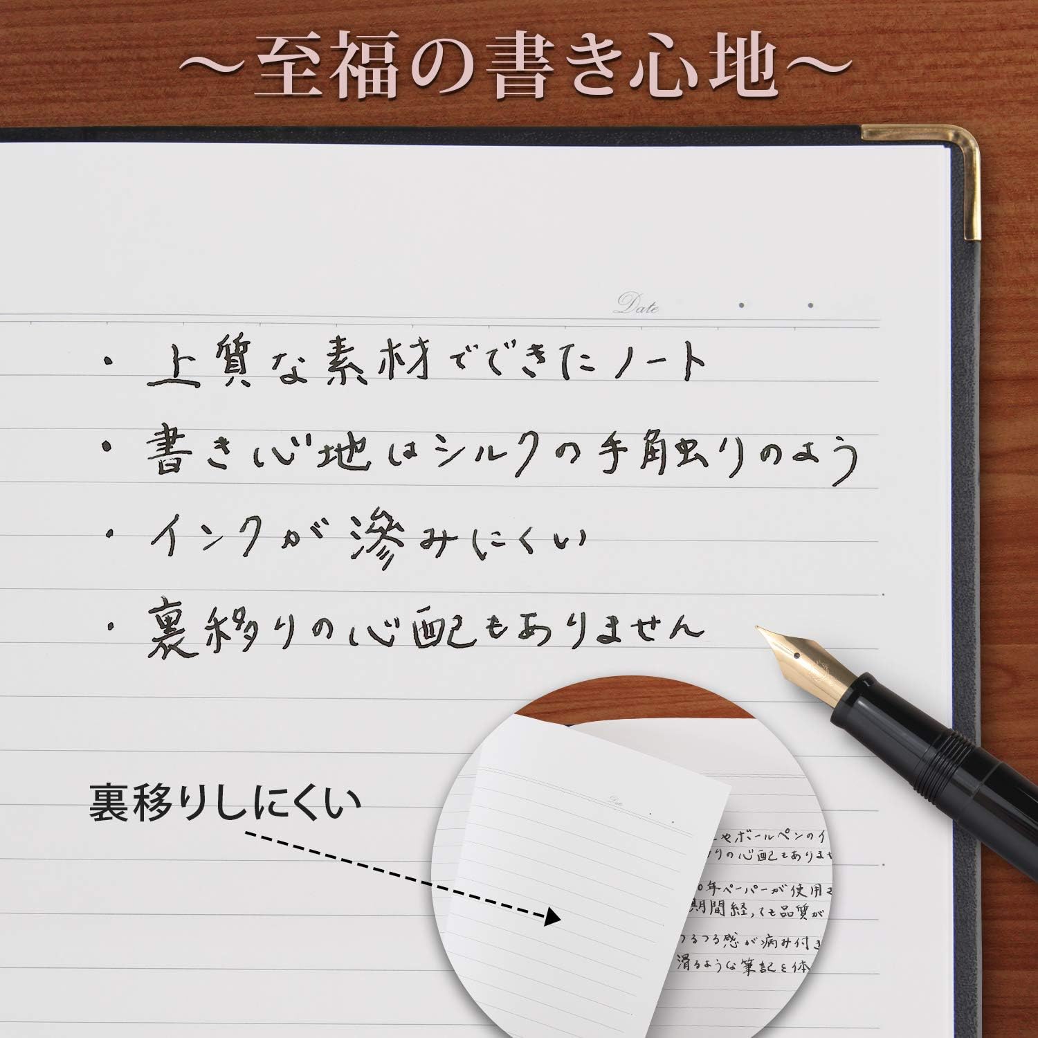 アピカ Apika Personal Cover Notebook, 0.3 inch (7 mm) Horizontal Rule, A5 NY24K, Black
