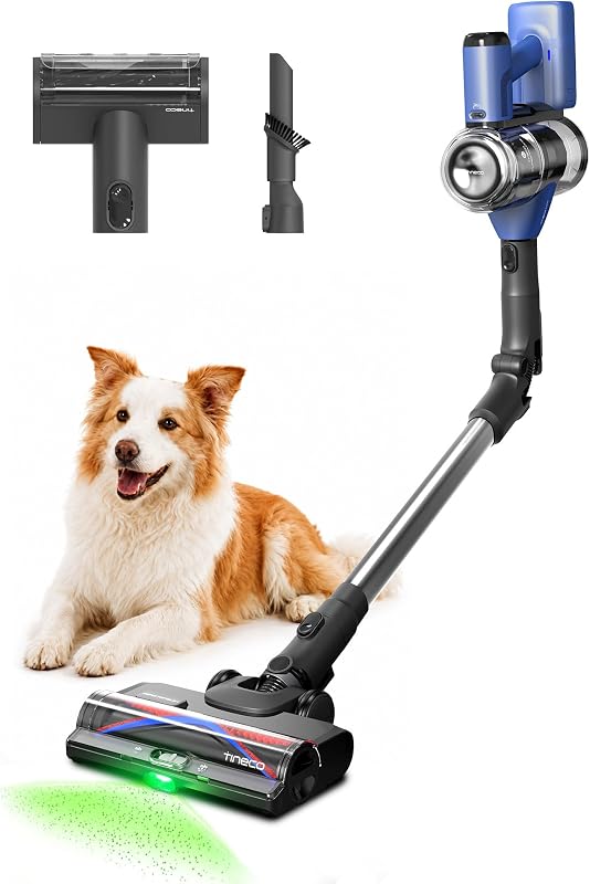 Aspiradora inalámbrica Pure ONE S50 Pro, succión de 200AW, tiempo de ejecución de 95 minutos, cepillo antienredos, luz verde de 120°, aborda fácilmente los desechos grandes, aspiradora de palo para pelo de mascotas, alfombra y suelo duro