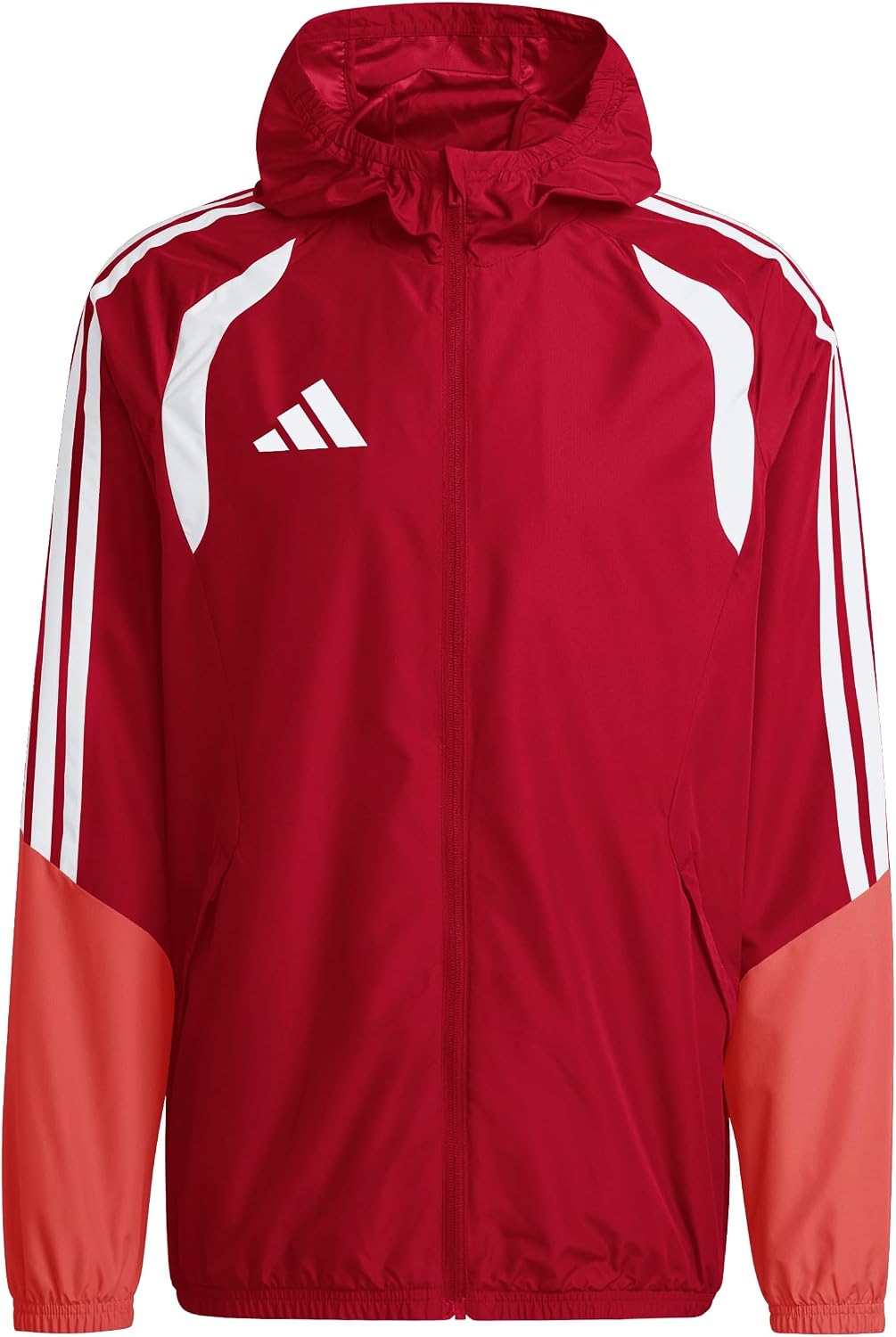 Adidas Tiro26C Aw Jkt Erkek Futbol Antrenman Yağmurluk KB0134 Kırmızı