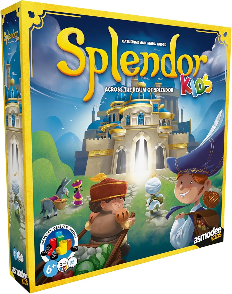 Juego de mesa de estrategia para niños Asmodee Splendor | Recoge gemas, recluta tripulaciones piratas y compite por tesoros. A partir de 6 años, 2-4 jugadores, 20 min.