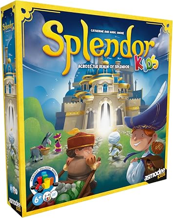 Asmodee Splendor Kids Board Game - Resource Collection & Kingdom Adventure Strategy Game for Family, Kids & Adults, Ages 6+, 2-4 Players, 25 Minute Playtime