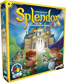 Asmodee Splendor Kids Board Game - Resource Collection & Kingdom Adventure Strategy Game for Family, Kids & Adults, Ages 6+, 2-4 Players, 25 Minute Playtime