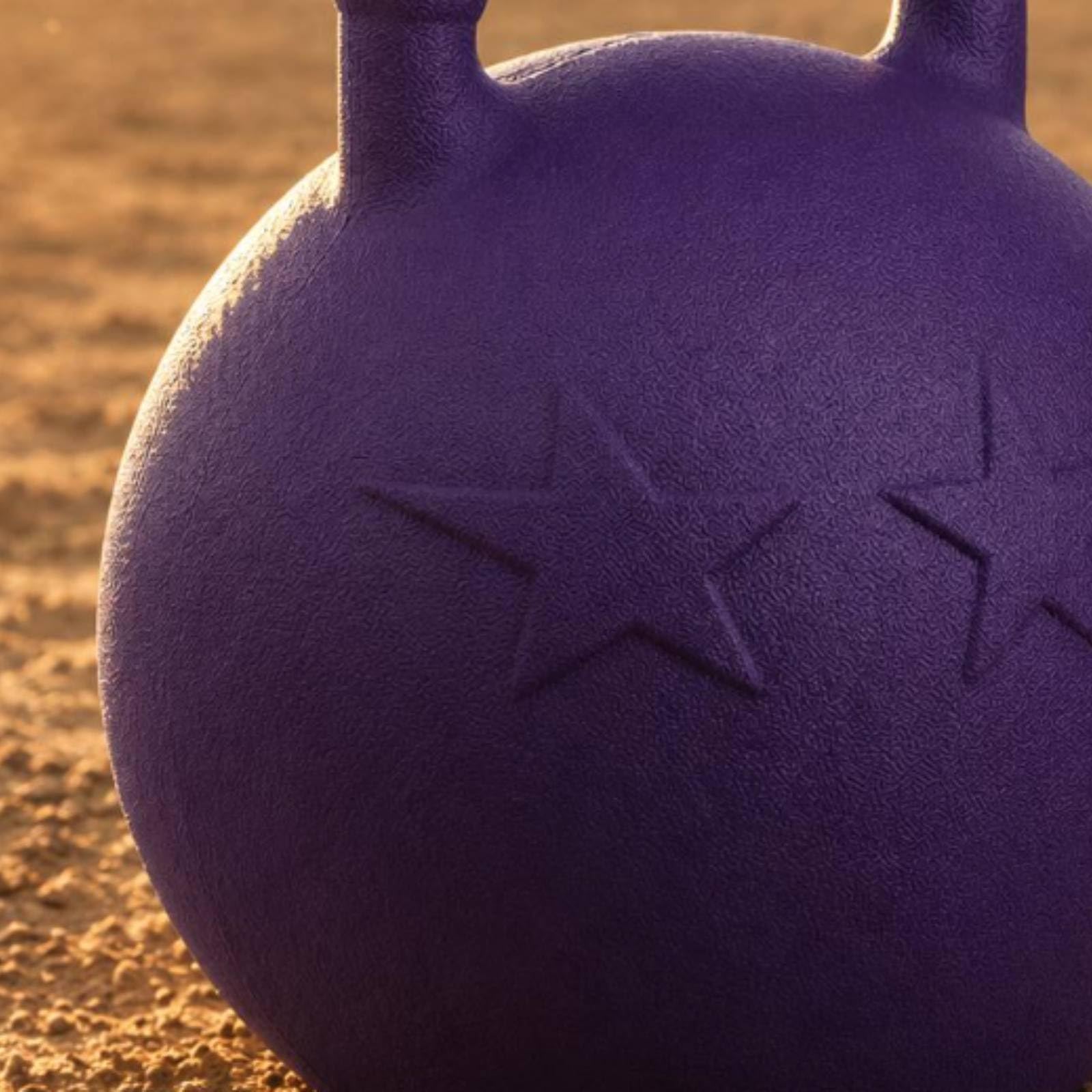 Rubber Training Hundespielzeug Trainingsball Kauspielzeug Zugball aus Strapazierfähigem Gummi mit Reliefoberfläche für Zerrspiele Alleinbeschäftigung, Lila