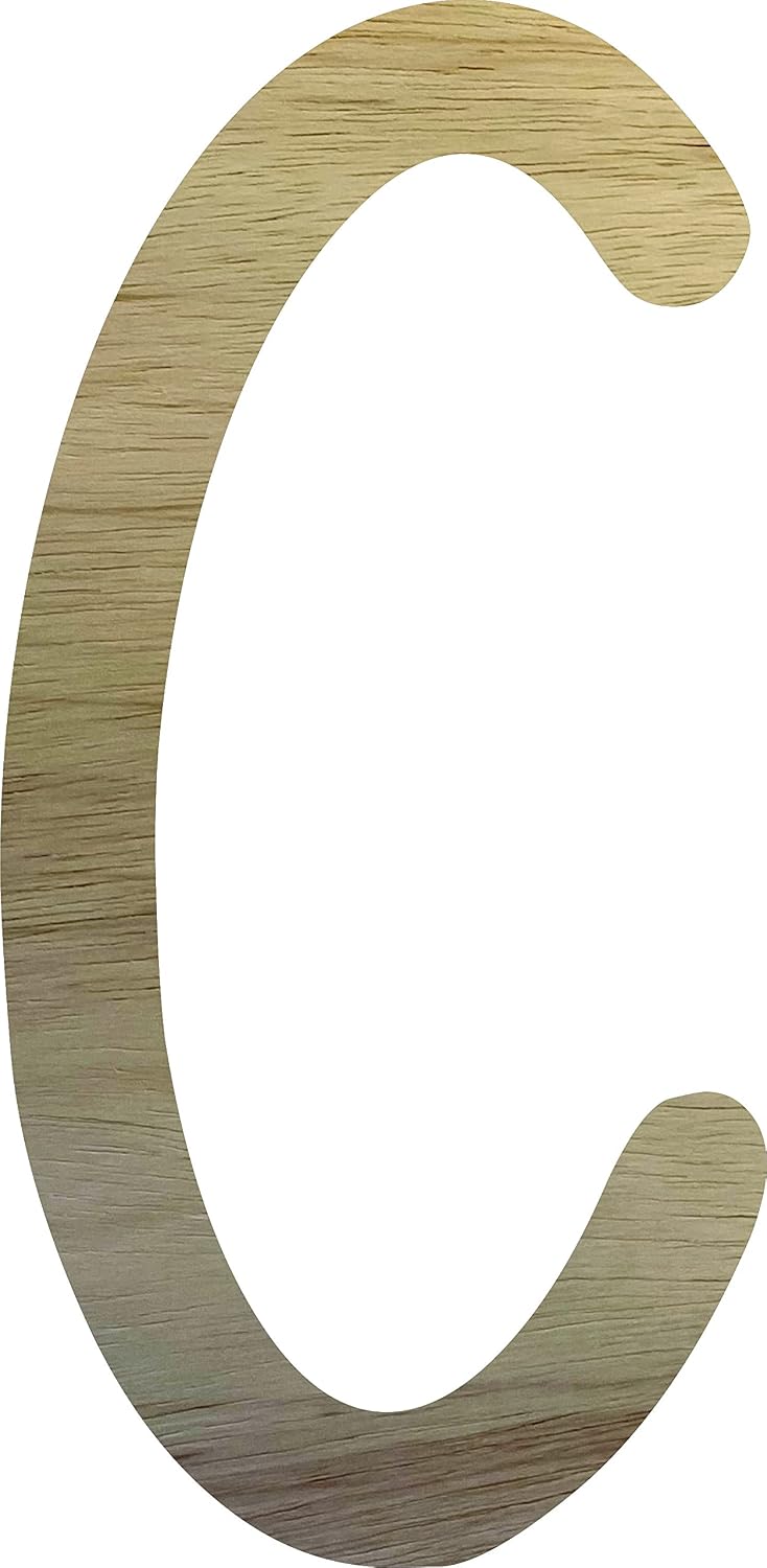 Wooden Letter 5" Blank A PEACHYDAY Font