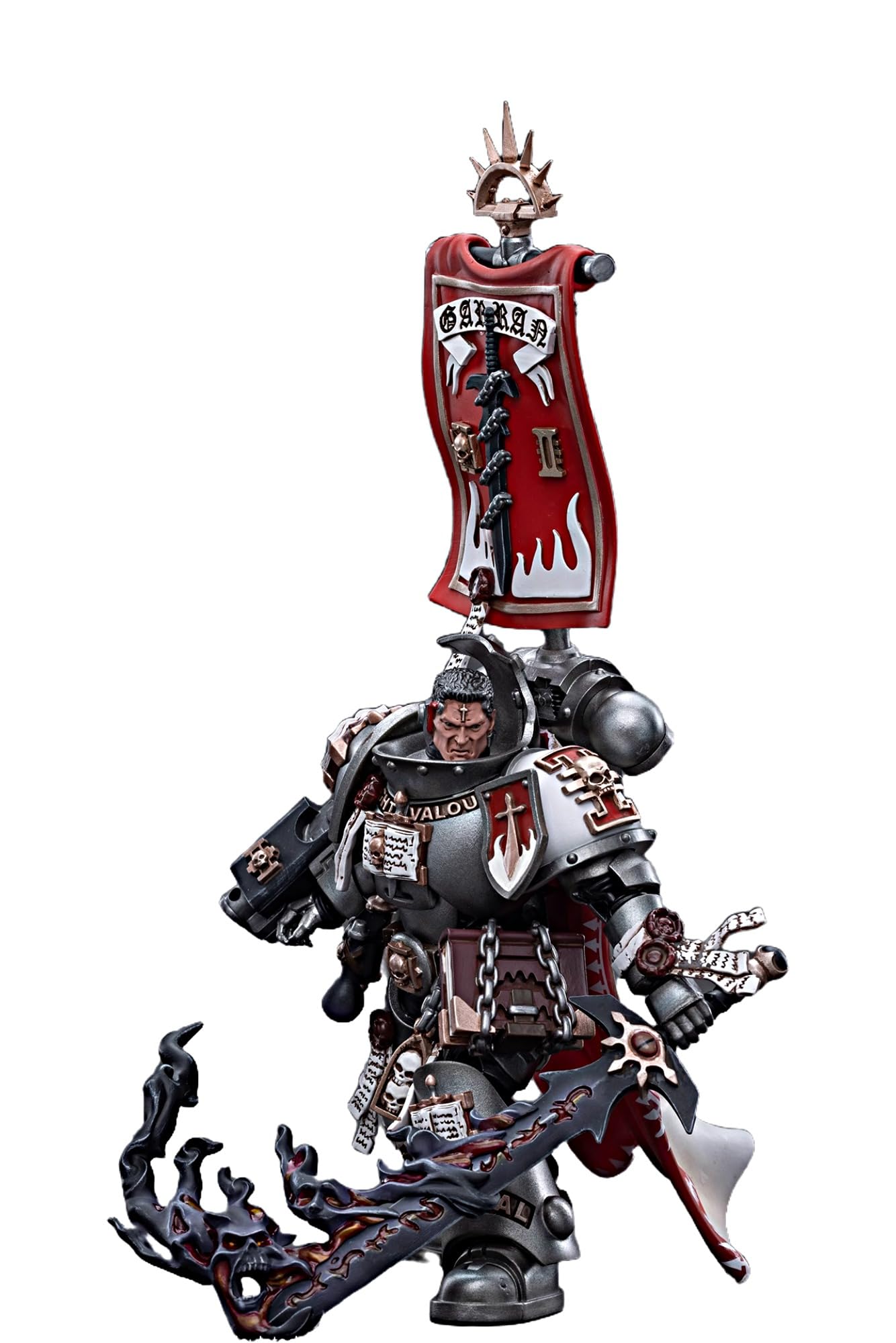 JOYTOY Warhammer 40K 1/18 Action Figures Grey Knights Castellan Crowe Collectible Model