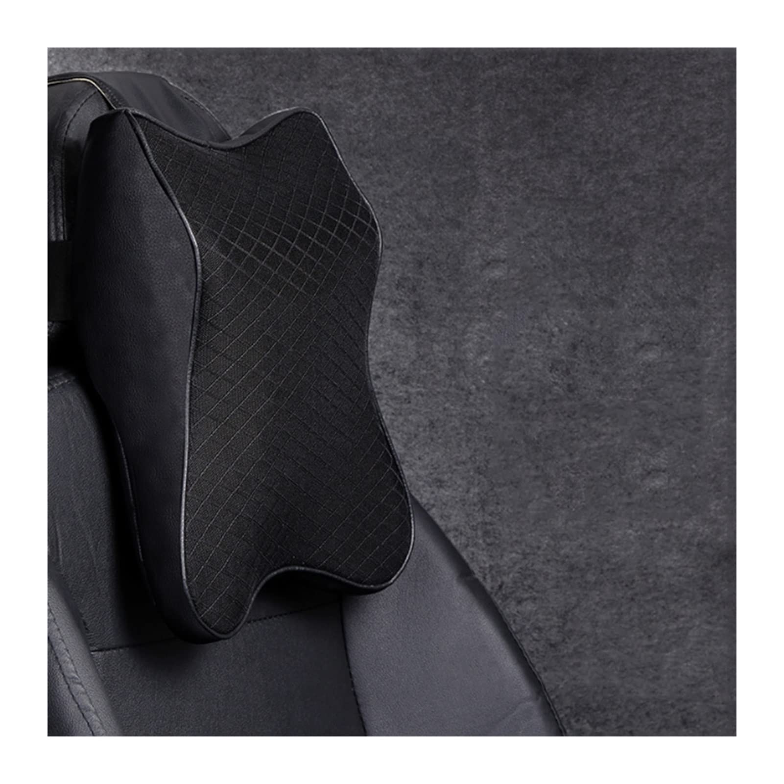 Confezione Da 1 Cuscino Poggiatesta Seggiolino Auto Cuscino Memory Foam Cuscino Collo Cuscino Supporto Nero Grande/Piccolo (opzionale) (Color : Small)