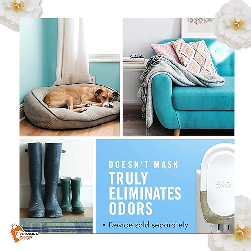 Miniatura 6 de Febreze - Recambio para ambientador de aire, 0.87 onzas líquidas. Recambios de aceite, 2 unidades + incluye adhesivo Venanciosfridge (Gain Original)