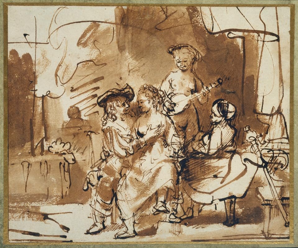 Der verlorene Sohn im Bordell (ca. 1636 â€“ 1639) Poster Print by Ferdinand Bol (18 x 24)