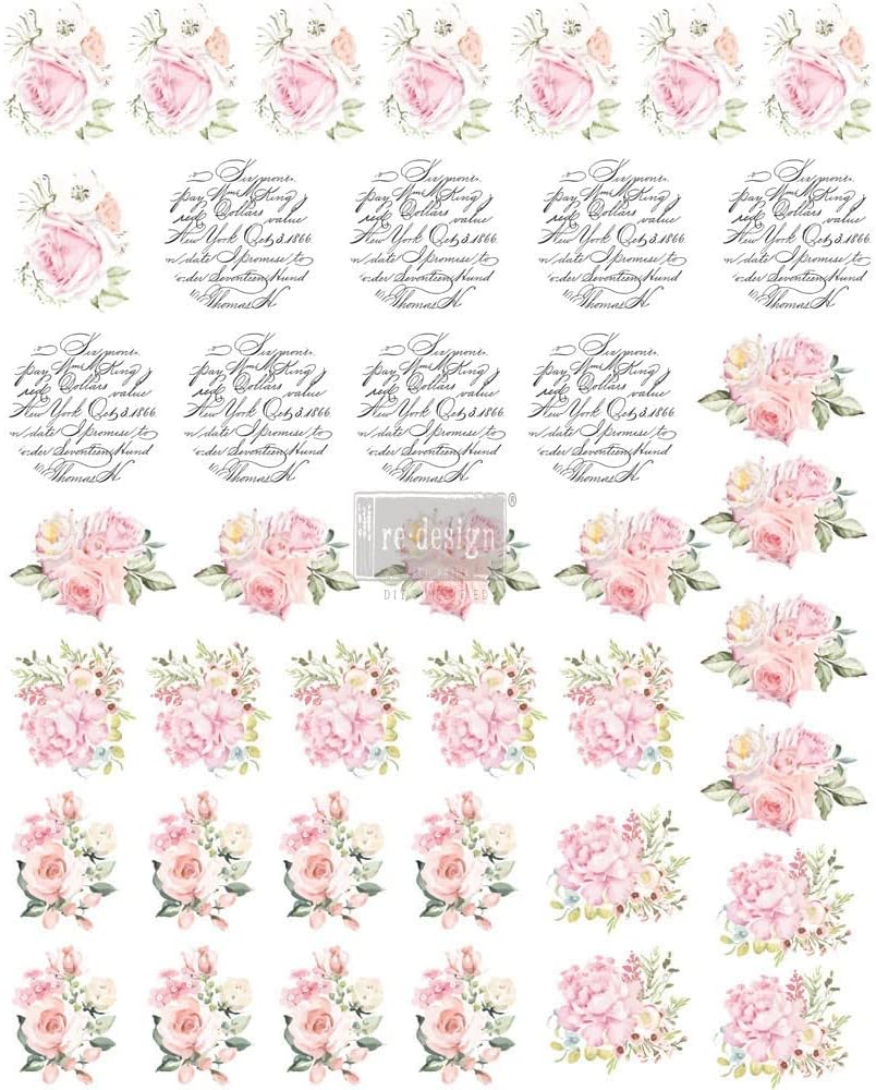 Prima Marketing Inc Redesign Knob Transfer-May Flowers, Mixed