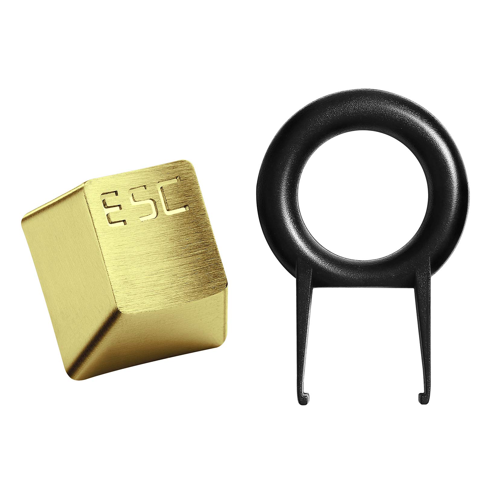 GamCap FPS & MOBA Custom Gaming Keycap,Keycaps ESC Include Key Puller,Durable Stainless Steel Metal Keycap Compatible with Mechanical Gaming Keyboard 60% Keyboard Cherry Mx Switch