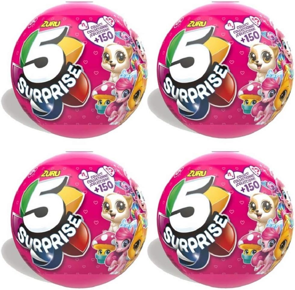 ZURU 5 Surprise Collectable Toy Girls Series 4 Pack