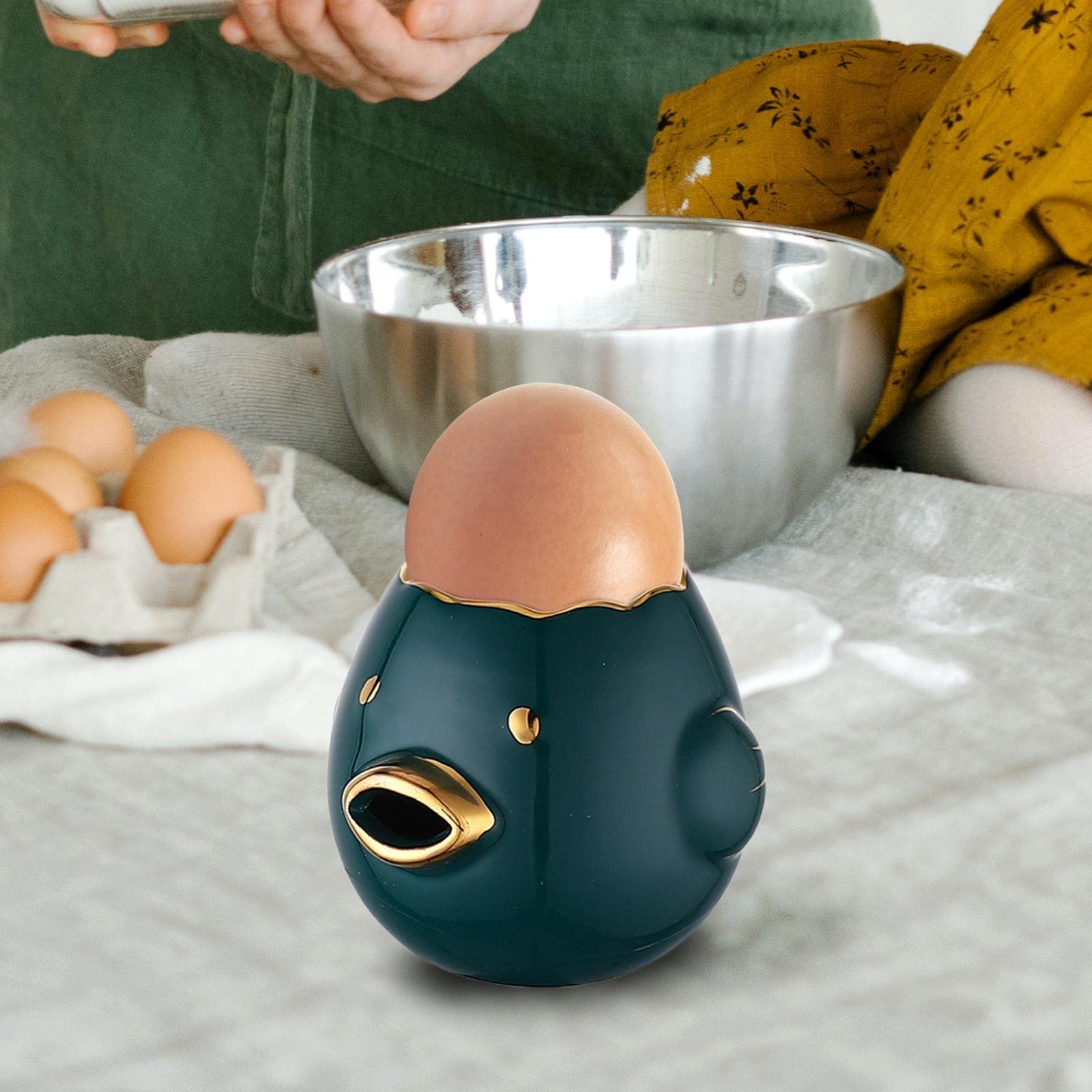 Amazon.com: Llazsybz 6X Adorable Egg Yolk and White Separator for