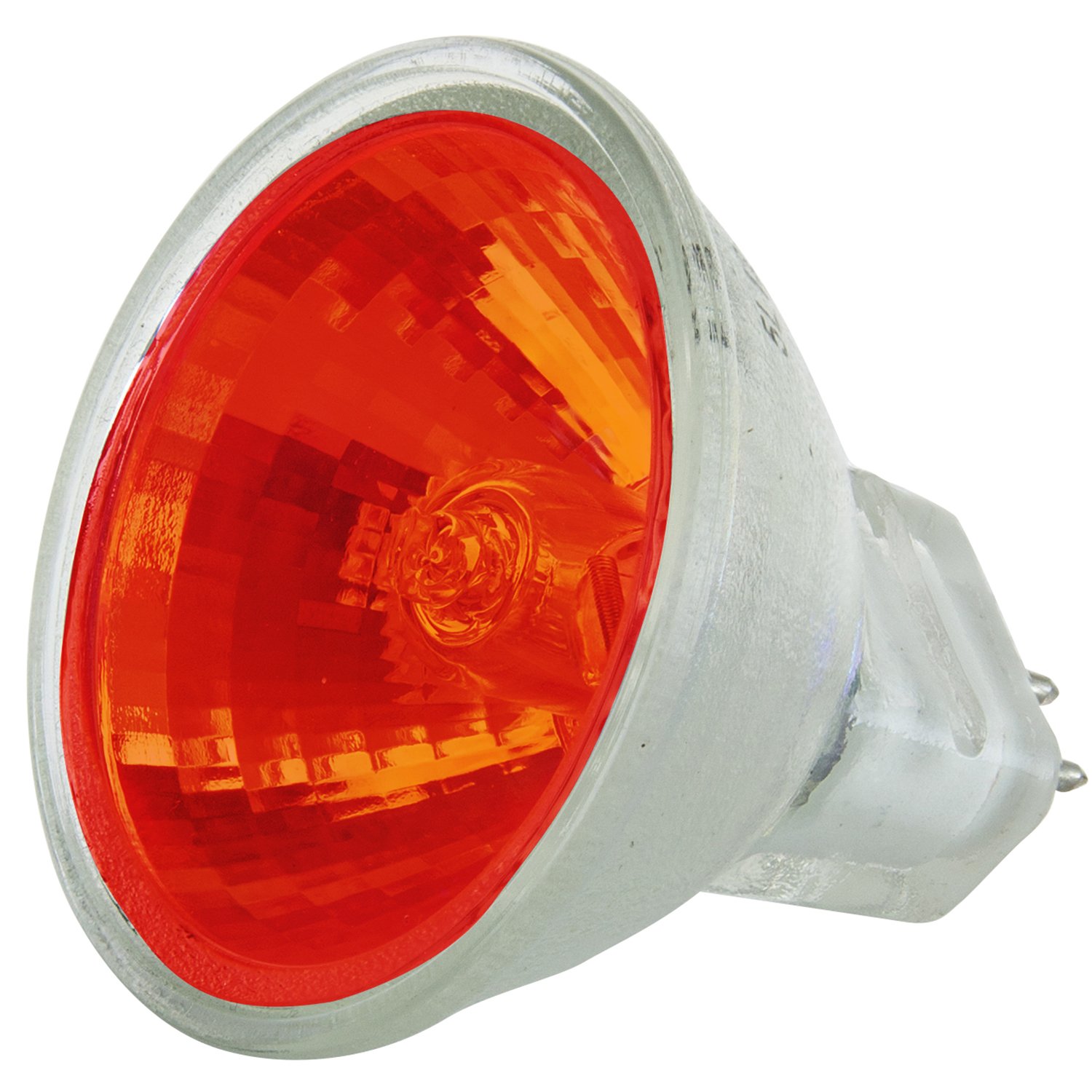 Sunlite 66145-SU 20MR11/SP/12V/R Color MR11 10° Narrow Spot Halogen Lamps, 20-Watt, 12-Volt, GU4 2-Pin Base, Cover Glass, Dimmable, 2,000 Hour Life Span, 1 Pack Red