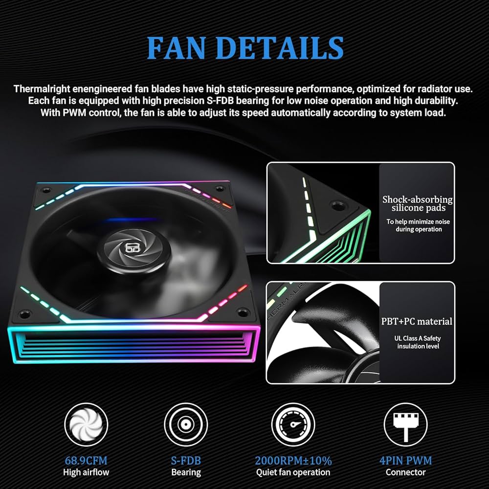 Amazon.com: Thermalright Frozen Infinity 360 Black Liquid